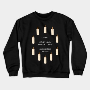 Manifesting Candle Circle Crewneck Sweatshirt